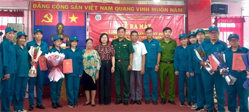 Quận 12 ra mắt lực lượng tự vệ trong đơn vị giáo dục ngoài công lập