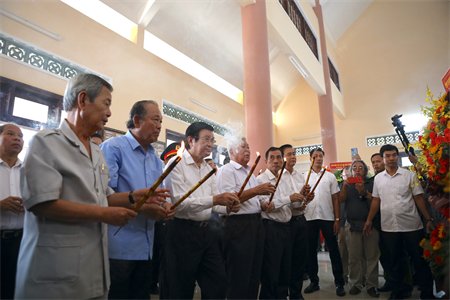 ​Lễ giỗ lần thứ 50 của những chiến sĩ xếp bút nghiên vào miền Nam chống giặc