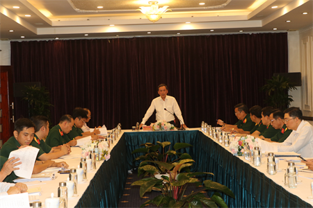 ​Quân khu 7 triển khai công tác chuẩn bị đón Đoàn Uỷ ban Chuyên trách Chính phủ Vương quốc Campuchia