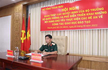 Đổi mới quy trình, chương trình đào tạo trong Quân đội để xây dựng đội ngũ cán bộ vừa hồng, vừa chuyên