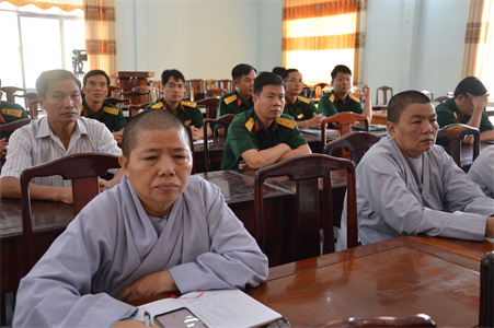 Tỉnh Bình Phước khai giảng bồi dưỡng kiến thức quốc phòng và an ninh cho chức sắc, chức việc các tôn giáo