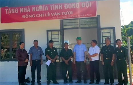 Huyện Lâm Hà, tỉnh Lâm Đồng bàn giao nhà nghĩa tình đồng đội