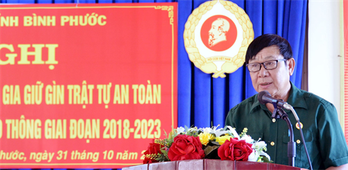 Tỉnh Bình Phước tổng kết 5 năm “Cựu chiến binh tham gia giữ gìn trật tự an toàn giao thông và xây dựng văn hóa giao thông”