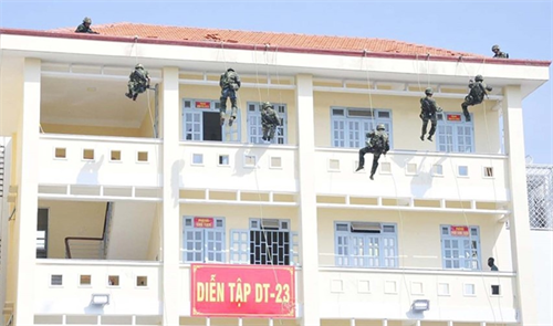 Quận 10, TP Hồ Chí Minh diễn tập khu vực phòng thủ năm 2023