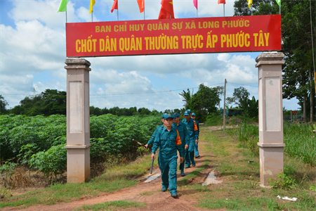 Phát huy vai trò của đảng viên tại chốt dân quân biên giới