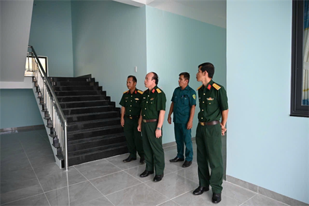 Bộ CHQS tỉnh Bình Dương kiểm tra kết quả thực hiện nhiệm vụ quân sự quốc phòng tại các địa phương