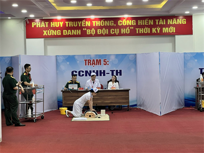 Bệnh viện Quân dân y miền Đông tham gia Hội thi Điều dưỡng viên giỏi, thanh lịch các bệnh viện Quân đội năm 2023