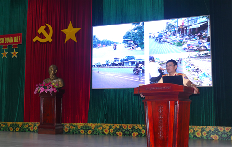 Sư đoàn 7 phối hợp tuyên truyền, phổ biến giáo dục pháp luật