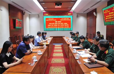 Bộ Tư lệnh TPHCM: Nâng cao chất lượng thông tin, tuyên truyền trên Đài Truyền hình Thành phố