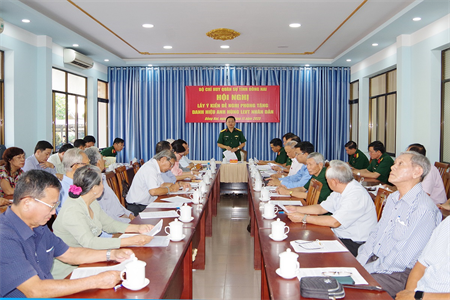 Bộ CHQS tỉnh Đồng Nai lấy ý kiến hoàn chỉnh hồ sơ đề nghị phong tặng danh hiệu Anh hùng LLVT Nhân dân