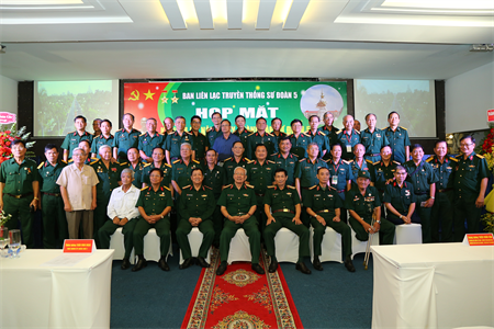 Ban liên lạc truyền thống Sư đoàn 5 họp mặt kỷ niệm 58 năm ngày thành lập
