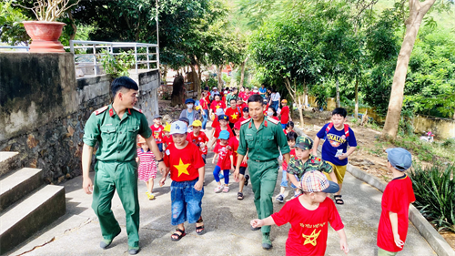 Trải nghiệm chương trình “Chúng em là chiến sĩ”