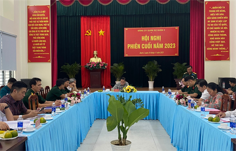 Đảng ủy Quân sự Quận 3 lãnh đạo hoàn thành tốt nhiệm vụ quốc phòng, quân sự địa phương năm 2023