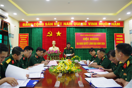 Đảng ủy Trường bắn Quốc gia khu vực 3 ra nghị quyết lãnh đạo năm 2024