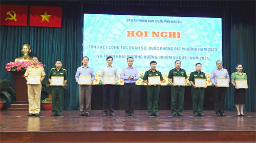 LLVT quận Phú Nhuận: Hoàn thành nhiệm vụ quân sự, quốc phòng địa phương năm 2023