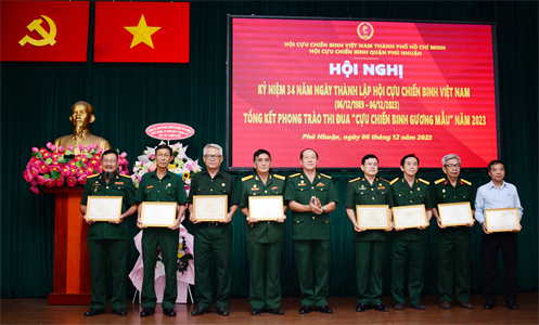 Hội Cựu chiến binh quận Phú Nhuận tổng kết phong trào thi đua “Cựu chiến binh gương mẫu”