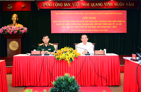 Ban Thường vụ Quân ủy Trung ương và Ban Thường vụ Thành ủy Thành phố Hồ Chí Minh đánh giá kết quả phối hợp hoạt động giai đoạn 2019 – 2023