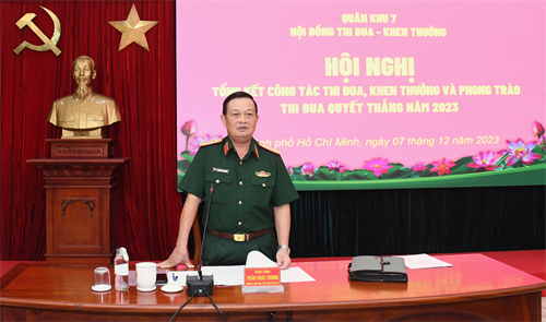 Hội đồng Thi đua khen thưởng Quân khu 7 tổng kết công tác Thi đua khen thưởng và phong trào thi đua Quyết thắng năm 2023