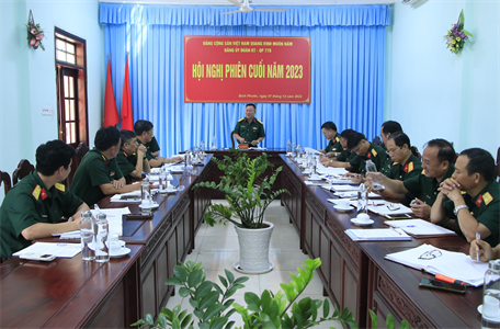 Đảng ủy Đoàn Kinh tế - Quốc phòng 778 lãnh đạo thực hiện tốt nhiệm vụ phát triển khu kinh tế, quốc phòng năm 2023