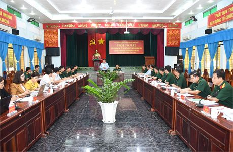 Ban Thường vụ Đảng ủy Quân sự tỉnh Bình Phước kiểm điểm tập thể, cá nhân năm 2023