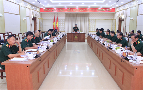 Đảng ủy Cục Hậu cần Quân khu hội nghị phiên cuối năm 2023