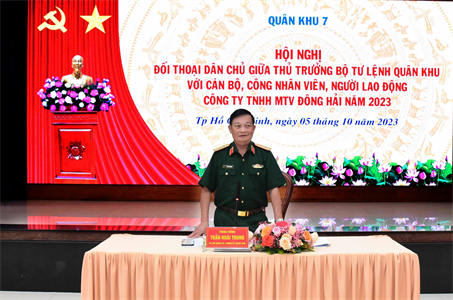 Ban chỉ đạo thực hiện qui chế dân chủ cơ sở của Quân ủy Trung ương tổng kết năm 2023