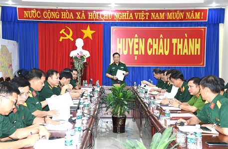 Quân khu 7 kiểm tra công tác tuyển chọn, gọi công dân nhập ngũ năm 2024 tại huyện Châu Thành tỉnh Tây Ninh