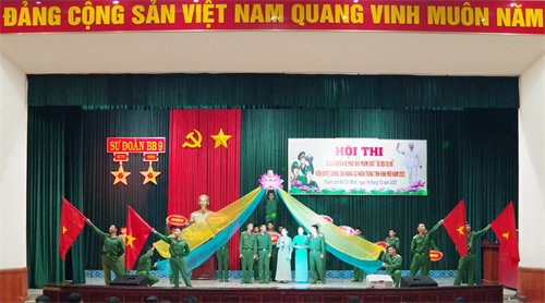 Sôi nổi Hội thi tuyên truyền về phát huy phẩm chất “Bộ đội Cụ Hồ” ở Sư đoàn 9