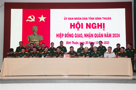 Tỉnh Bình Thuận hiệp đồng giao quân năm 2024