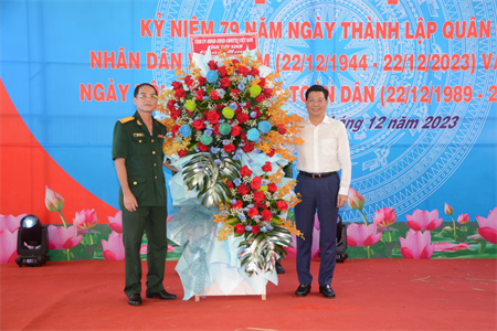 Bộ CHQS tỉnh Tây Ninh họp mặt kỷ niệm 79 năm Ngày thành lập QĐND Việt Nam