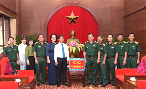 Các địa phương, đơn vị chúc mừng Quân khu 7 nhân kỷ niệm 79 năm Ngày thành lập QĐND Việt Nam