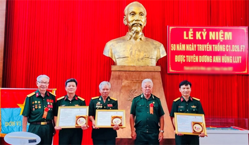 Đại đội Thông tin 1, Tiểu đoàn 26, Sư đoàn 7, Bộ Chỉ huy Miền họp mặt