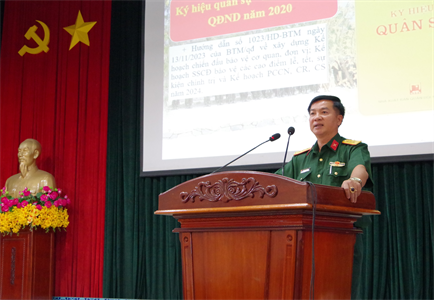 Sư đoàn 9 khai mạc tập huấn cán bộ giai đoạn 1/2024