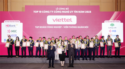 Viettel giữ vững vị thế công ty công nghệ thông tin - viễn thông uy tín nhất