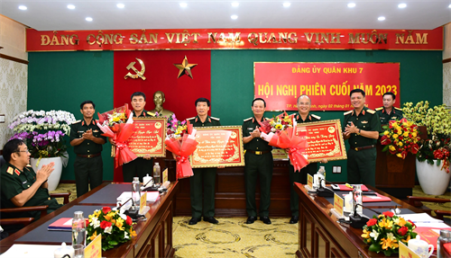 Đảng ủy Quân khu 7 hội nghị phiên cuối năm 2023