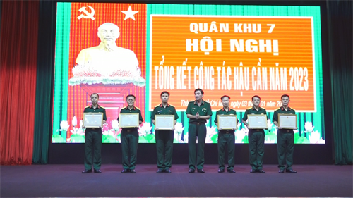 Quân khu 7 hội nghị tổng kết công tác hậu cần năm 2023