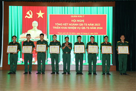Quân khu 7 tổng kết ngành Quân báo – Trinh sát năm 2023