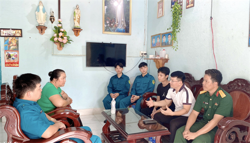 Huyện Thống Nhất thực hiện tốt vận động thanh niên công giáo nhập ngũ