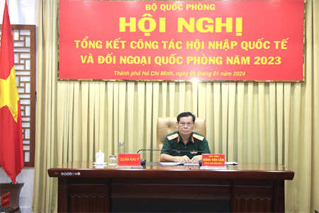 Tổng kết công tác hội nhập quốc tế và đối ngoại quốc phòng năm 2023