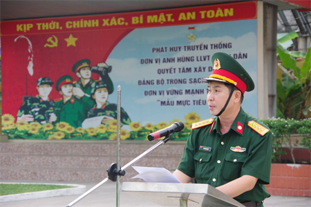 Lữ đoàn 23 chào cờ đầu năm 2024