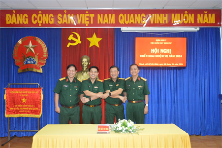 Viện Kiểm sát Quân sự Quân khu triển khai nhiệm vụ năm 2024