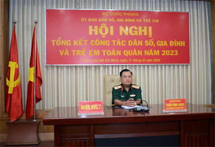 Tổng kết công tác dân số, gia đình và trẻ em toàn quân năm 2023
