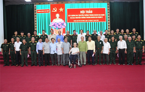 Hội thảo xây dựng Bia truyền thống Trung đoàn Gia Định và Trung đoàn Gia Định 2