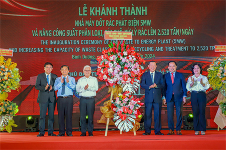 Biwase đưa vào vận hành nhà máy đốt rác phát điện 5MW