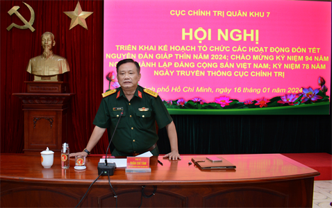 Cục Chính trị triển khai các hoạt động đón Tết cổ truyền