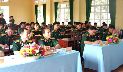 Tỉnh Bình Dương tập huấn cán bộ khung huấn luyện chiến sĩ mới năm 2024