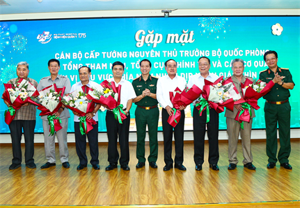 Bệnh viện Quân y 175 tổ chức gặp mặt, tri ân cán bộ cấp tướng nhân dịp năm mới 2024