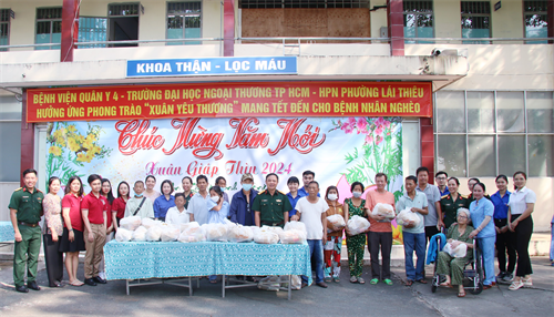“Xuân yêu thương” mang tết đến bệnh nhân nghèo