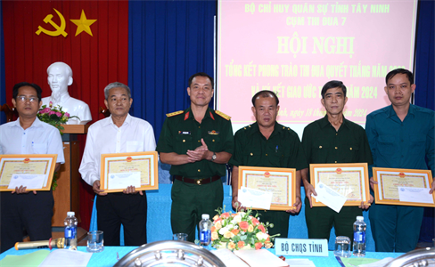 Cụm thi đua 7, Bộ CHQS tỉnh Tây Ninh hoàn thành tốt các nội dung thi đua năm 2023