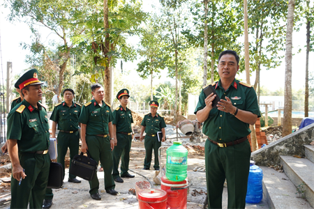 Bộ CHQS tỉnh Bà Rịa - Vũng Tàu kiểm tra công tác chuẩn bị huấn luyện chiến sĩ mới
